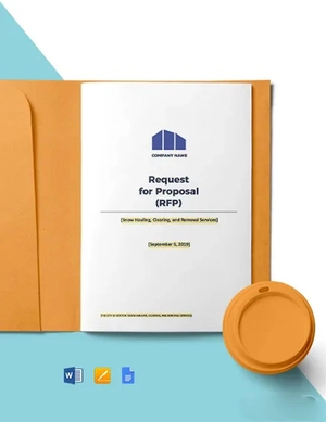 Request for Bid Proposal Template