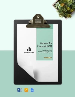 Branding Request for Proposal Template