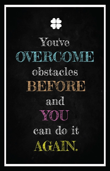 Free Encouragement Poster Template to Edit Online