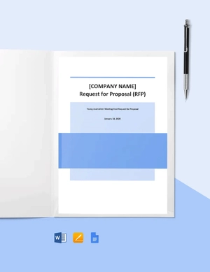 Meeting Request for Proposal Template