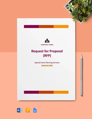 Event Planning Request for Proposal Template