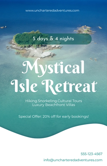 Free Tourism Poster Template to Edit Online