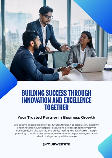 Free Corporate Poster Template to Edit Online