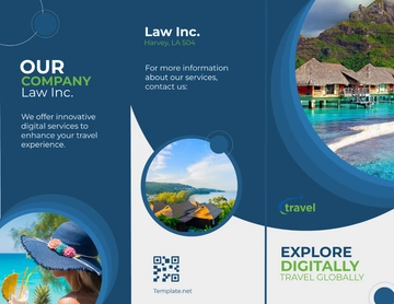 Free Travel Agency Digital Brochure Template to Edit Online