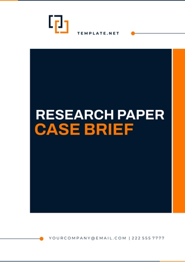 Free Research Paper Case Brief Template to Edit Online