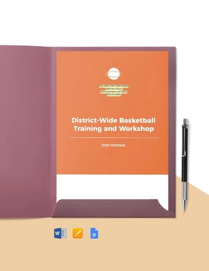 Sports Event Proposal Template