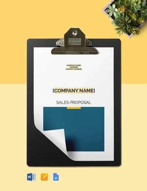 Sales Consulting Proposal Template Sales Consulting Proposal Template