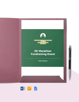 Fundraising Event Proposal Template