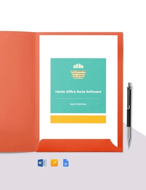 Software Sales Proposal Template Software Sales Proposal Template