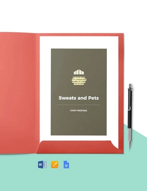 Fitness Event Proposal Template