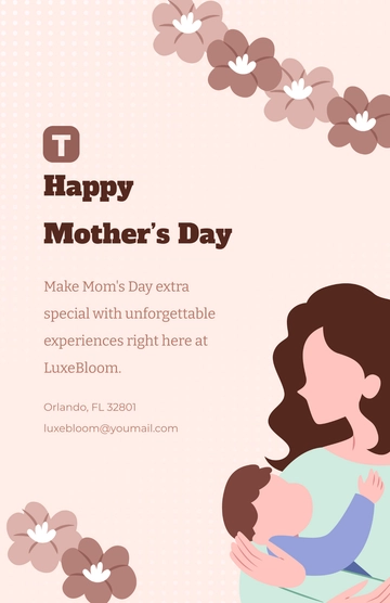 Free Mother's Day Poster Template to Edit Online