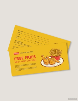 Simple Restaurant Gift Voucher Template