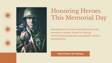 Free Memorial Day X Post Template to Edit Online