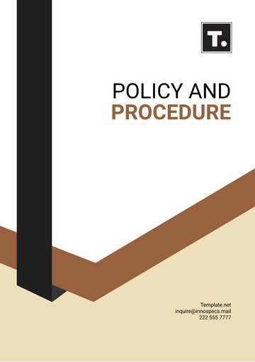 Free Policy And Procedure Template to Edit Online
