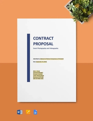 Partnership Contract Proposal Template