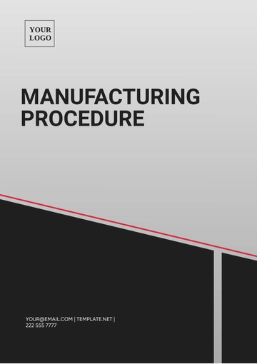 Free Manufacturing Procedure Template to Edit Online