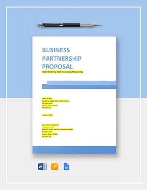 Marketing Partnership Proposal Template