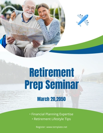 Free Travel Agency Retirement Flyer Template to Edit Online