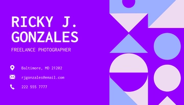 Free Freelancer Business Card Template to Edit Online
