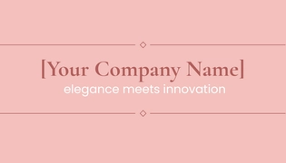 Free Rose Gold Business Card  to Edit Online