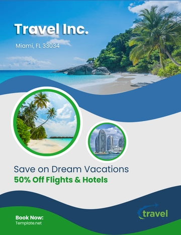 Free Travel Agency Advertising Flyer Template to Edit Online | Template.net