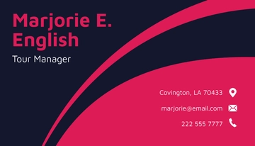 Free Professional Business Card Template to Edit Online