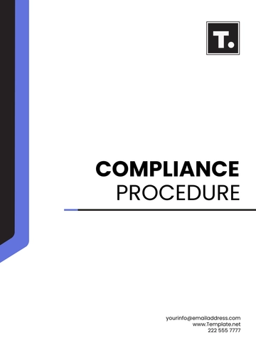 Free Compliance Procedure Template to Edit Online
