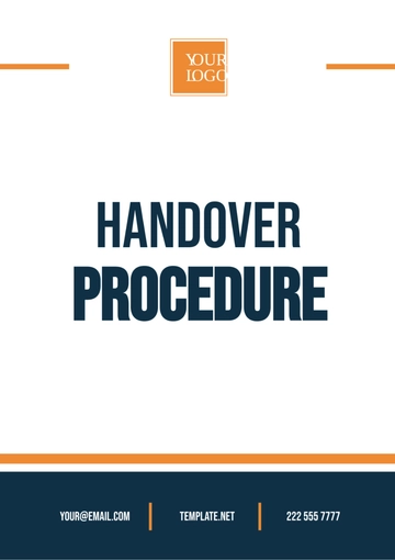 Free Handover Procedure Template to Edit Online