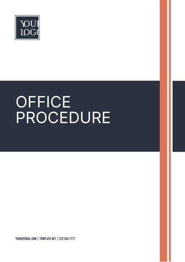 Free Office Procedure Template to Edit Online