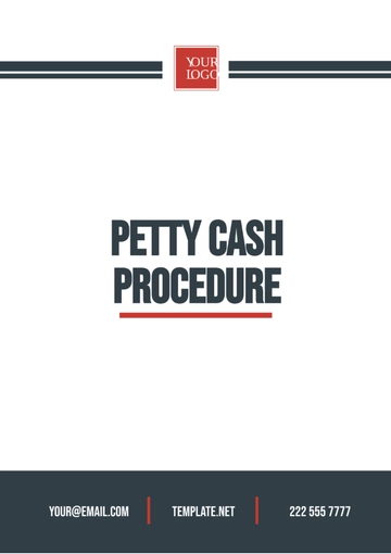 Free Petty Cash Procedure Template to Edit Online