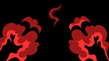 Free Black and Red Smoke Background to Edit Online