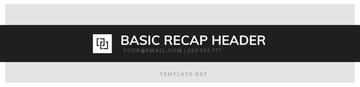 Free Basic Recap Header Template to Edit Online