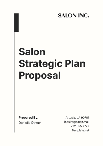 Free Salon Strategic Plan Proposal Template to Edit Online Free Salon Strategic Plan Proposal Template to Edit Online