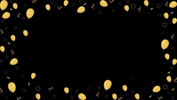Free Black and Gold Birthday Background to Edit Online
