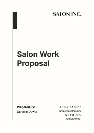 Free Salon Work Proposal Template to Edit Online Free Salon Work Proposal Template to Edit Online