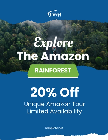 Free Travel Agency Tour Promotion Flyer Template to Edit Online | Template.net