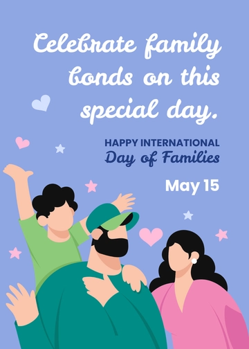 Free International Day of Families Greeting Card Template to Edit Online Free International Day of Families Greeting Card Template to Edit Online