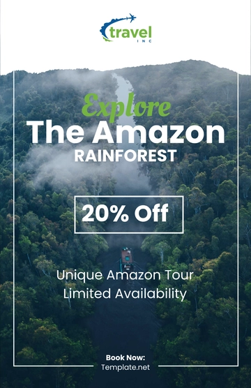 Free Travel Agency Tour Promotion Poster Template to Edit Online