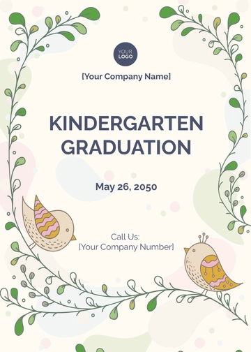 Free Kindergarten Announcement Template to Edit Online
