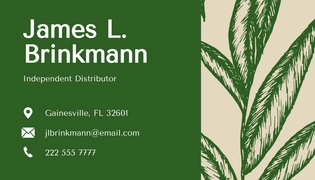 Free Herbalife Business Card Template to Edit Online