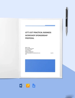 Business Sponsorship Proposal Template
