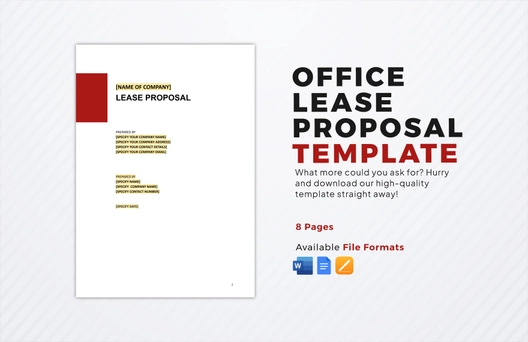 Office Lease Proposal Template