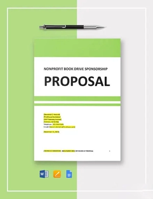 Nonprofit Sponsorship Proposal Template