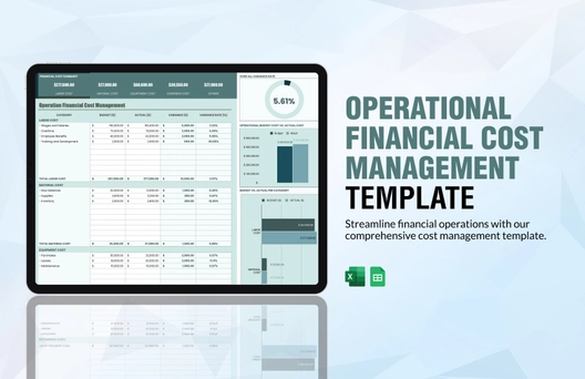 Operational Financial Cost Management Template