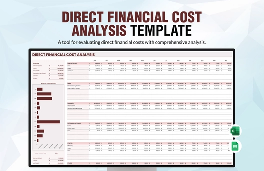 Direct Financial Cost Analysis Template