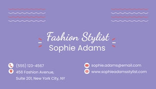 Free Fashion Stylist Business Card Template to Edit Online Free Fashion Stylist Business Card Template to Edit Online