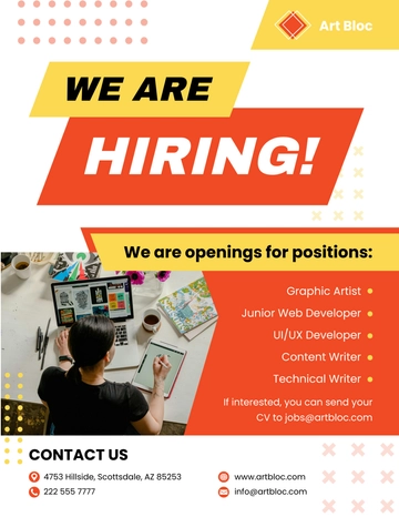 Free Art Director Announcement to Edit Online