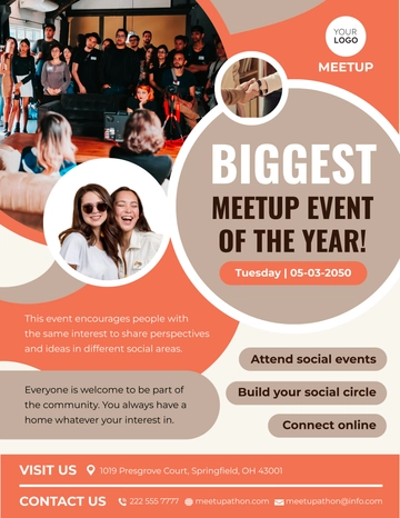 Free Basic Event Announcement Template to Edit Online