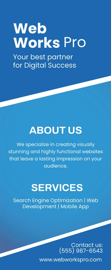 Free Business Retractable Banner Template to Edit Online