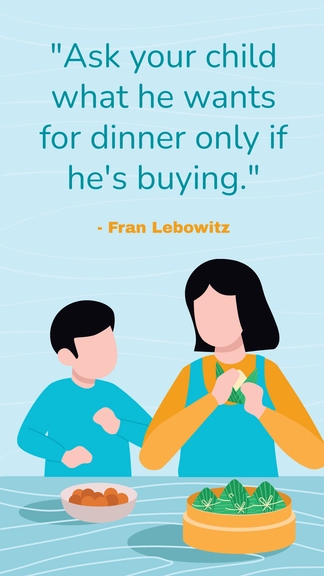 Free Mother's Day Dinner Quotes Template to Edit Online
